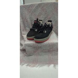 DIAARRIVA Black Suede Leather Sneakers US 8‎ EUR 41 Casual Shoes